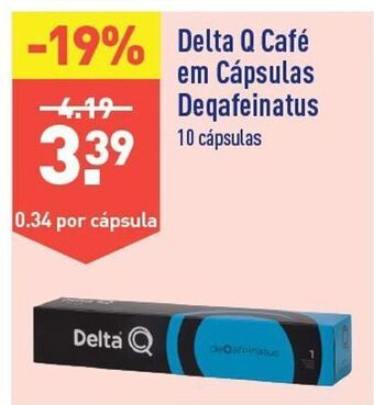ALDI Cápsulas de café delta q promoção