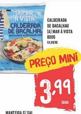 Minipreço Bacalhau promoção
