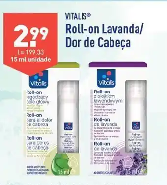 ALDI Cuidado pessoal vitalis promoção