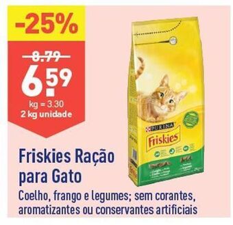 ALDI Ração para gatos friskies promoção