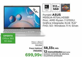 El Corte Inglés Portátil asus asus promoção