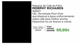 El Corte Inglés Cafeteiras promoção