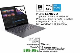El Corte Inglés Notebook lenovo promoção