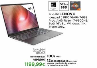El Corte Inglés Notebook lenovo promoção