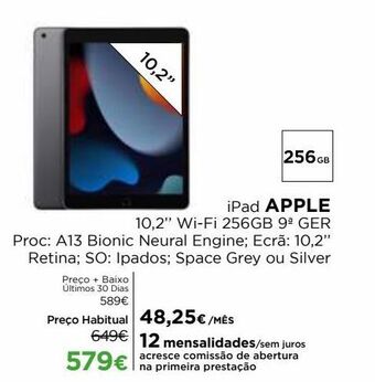 El Corte Inglés Ipad apple promoção
