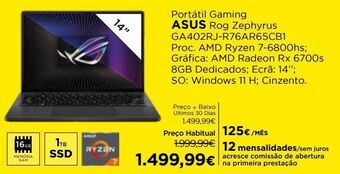 El Corte Inglés Notebook asus promoção