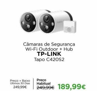 El Corte Inglés Câmera de segurança tp-link promoção