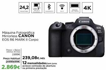 El Corte Inglés Câmera fotográfica canon promoção