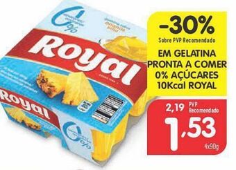 Minipreço Gelatina royal promoção