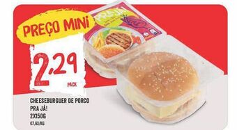 Minipreço Hambúrguer promoção