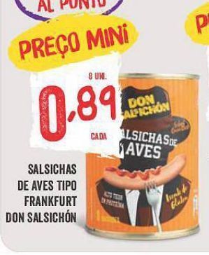 Minipreço Salsicha promoção