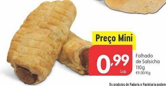 Minipreço Folhado promoção