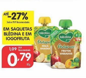 Minipreço Polpa de frutas blédina promoção
