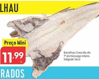 Minipreço Bacalhau salgado promoção