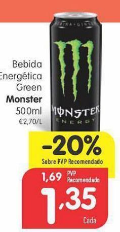 Minipreço Bebida energética monster promoção