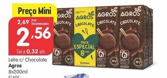 Minipreço Achocolatado agros promoção