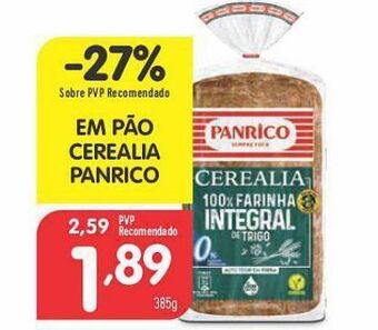 Minipreço Pão de forma panrico promoção