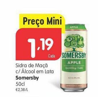 Minipreço Sidra somersby promoção