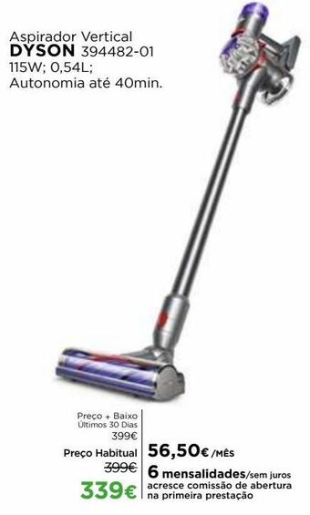 El Corte Inglés Aspirador vertical dyson promoção
