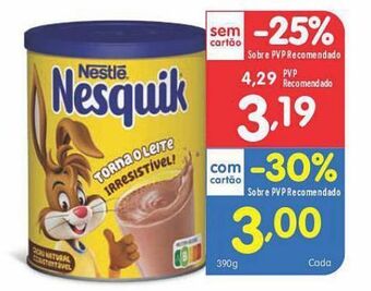 Minipreço Chocolate em pó nesquik promoção