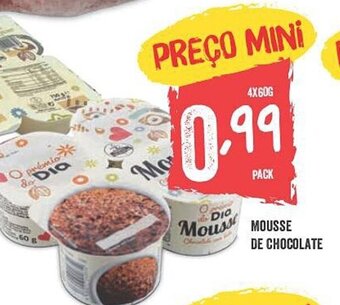 Minipreço Mousse de Chocolate promoção