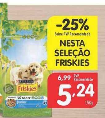 Minipreço Ração para cães friskies promoção