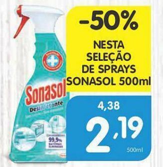 Minipreço Limpadores sonasol promoção