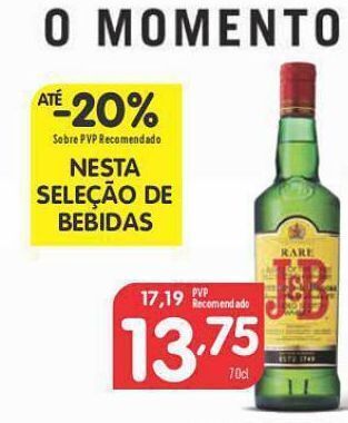Minipreço Uísque j&b promoção