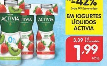 Minipreço Iogurte activia promoção