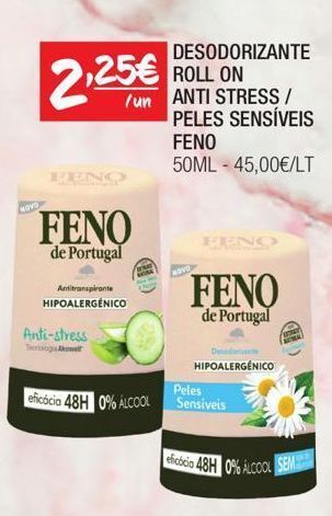 Spar Desodorizante feno promoção