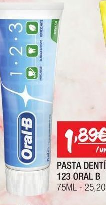 Spar Pasta de dentes oral b promoção