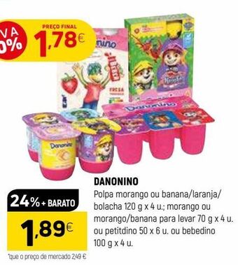 Iogurte danonino