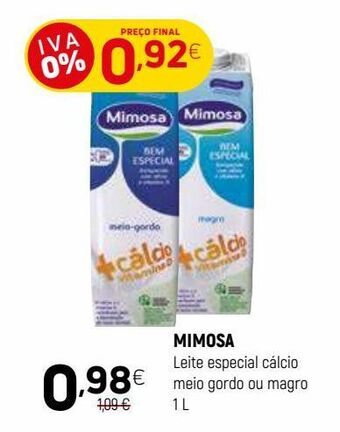 Coviran Leite mimosa promoção