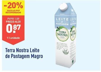 ALDI Leite terra nostra promoção