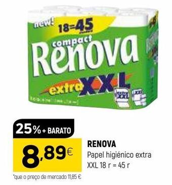 Papel higiênico renova