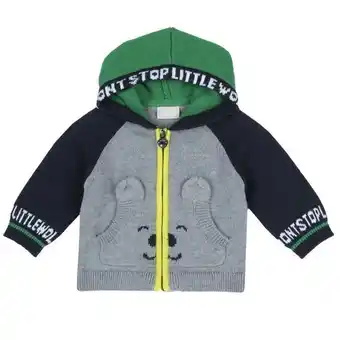 Casaco de tricot com capuz