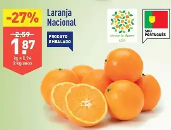 ALDI Laranja promoção