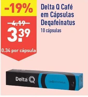 Cápsulas de café delta q