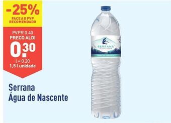 ALDI Água promoção