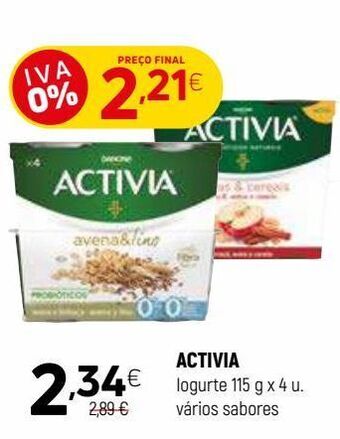 Coviran Iogurte activia promoção