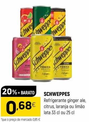 Coviran Refrescos schweppes promoção