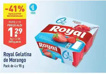 ALDI Gelatina royal promoção