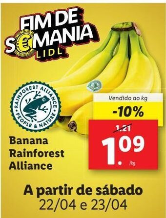 Lidl Banana promoção