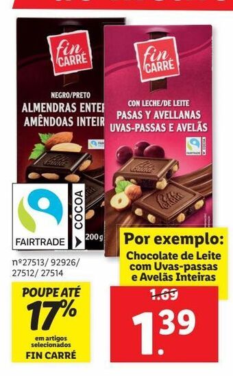Lidl Chocolates promoção