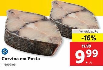 Lidl Peixe congelado promoção