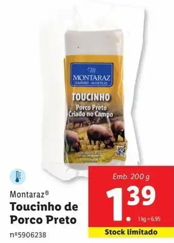 Toucinho cozido montaraz