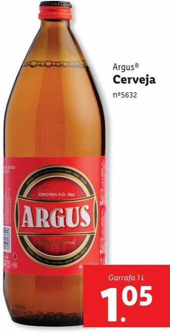 Lidl Cerveja argus promoção