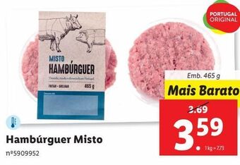 Lidl Hambúrguer promoção