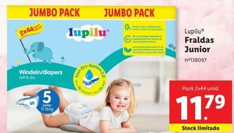 Lidl Fraldas lupilu promoção