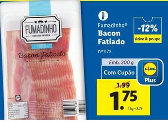 Lidl Bacon fumadinho promoção